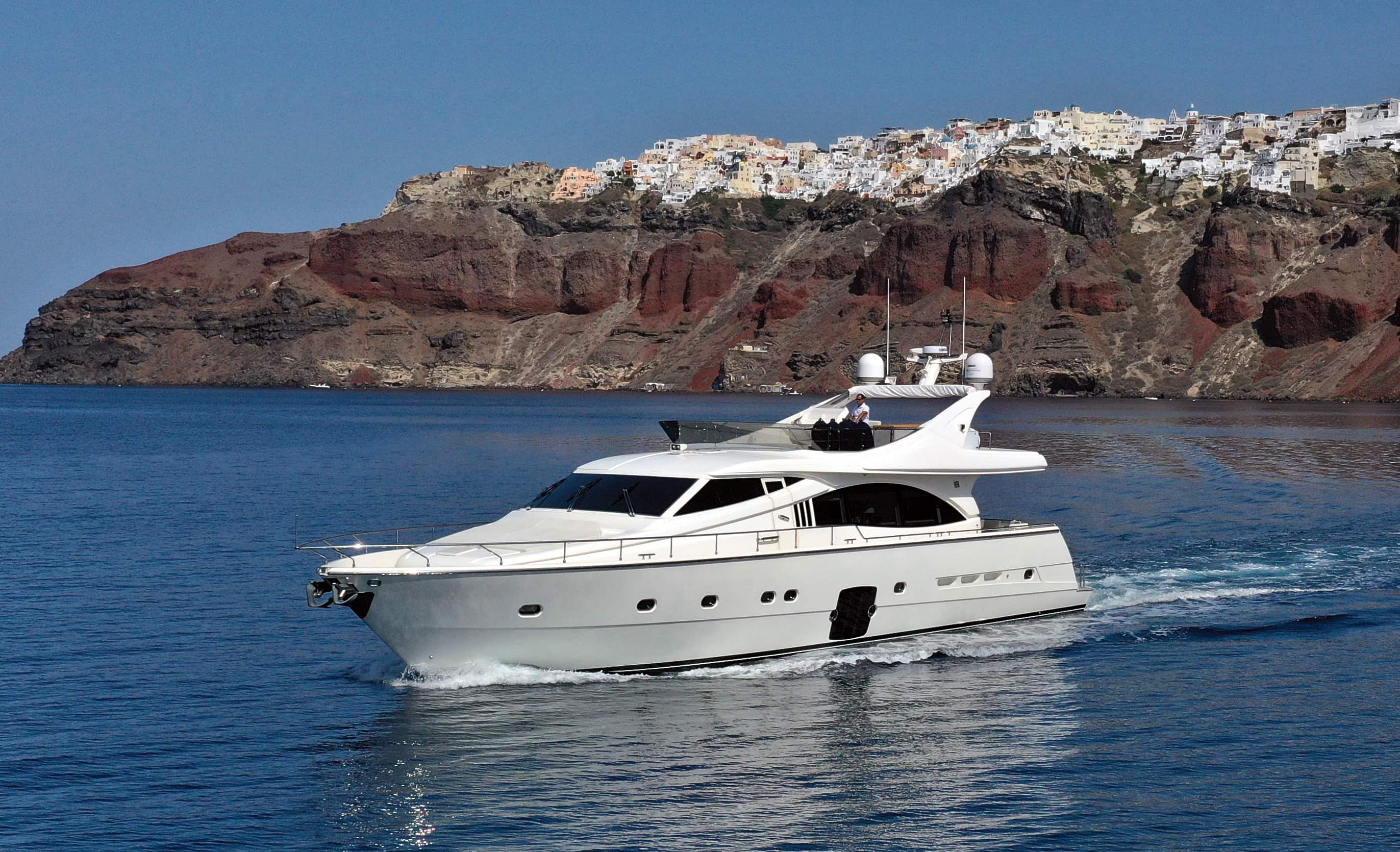 Santorini Private cruise, Ferretti 731