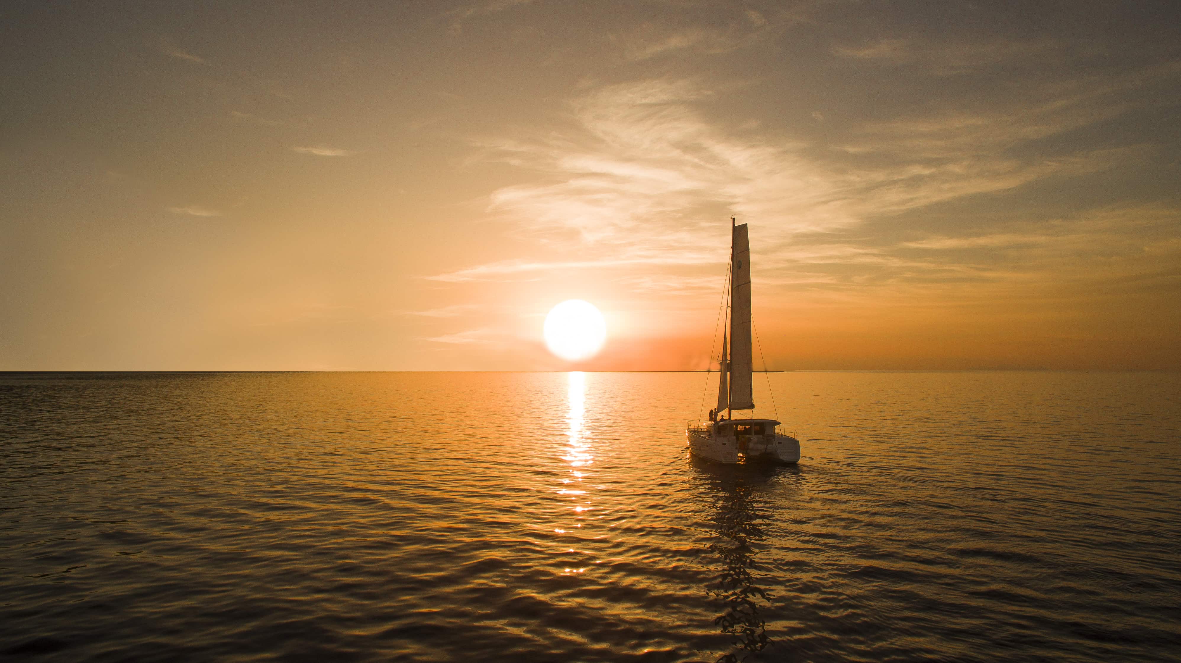 Santorini Sailing Private Cruise, Lagoon 400