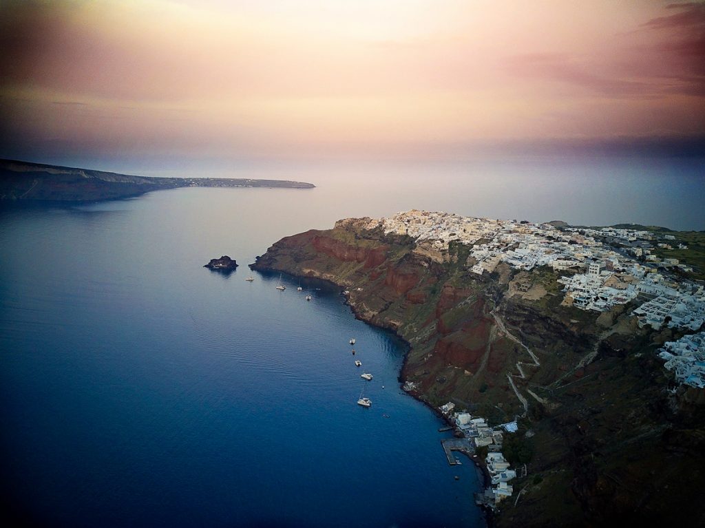 Santorini Helicopter Tour 30min Private